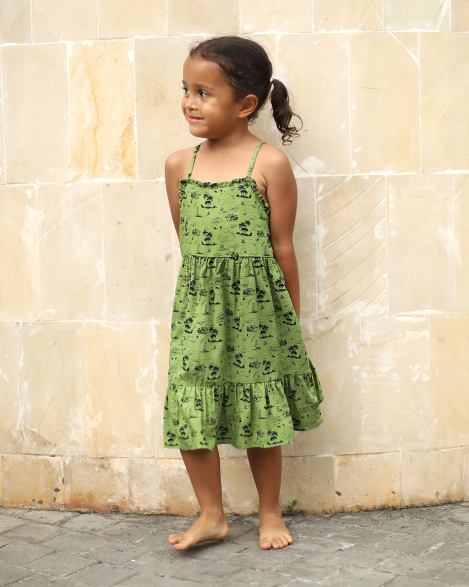Nusa Dress in Pulau Green